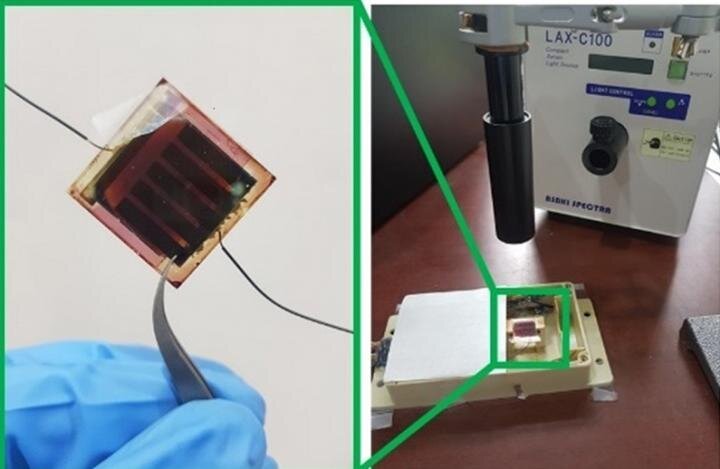 Humidity sensor combining variable filter and solar cells. Credit: Junsuk Rho (POSTECH)